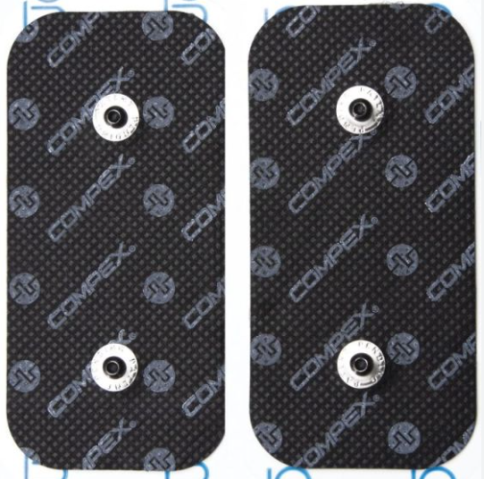 COMPEX Performance SNAP 2-Pack Electrodes with Wire Connectors