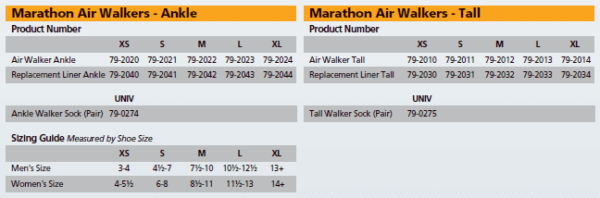 Corflex Marathon Air Walker - Ankle & Tall