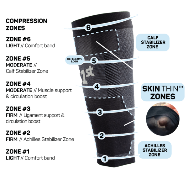 OS1st TA6 Thin Air Performance Calf Sleeves